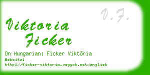 viktoria ficker business card